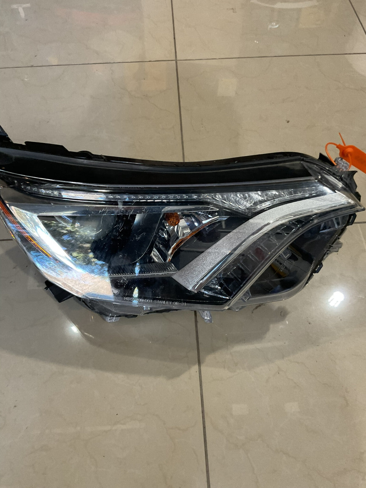 Headlight Headlamp Left Driver LH Black 2016-2018 Toyota RAV4 RAV4 2016-2018 OEM