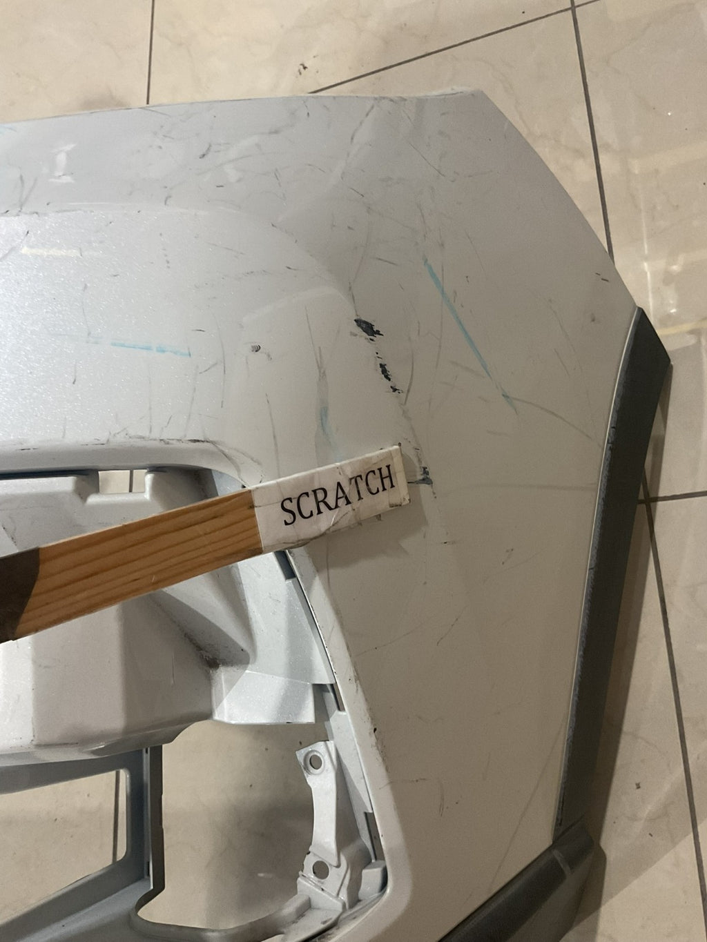 Front Bumper Cover White Subaru Ascent 2019 2020-2022 57704xc00a OEM