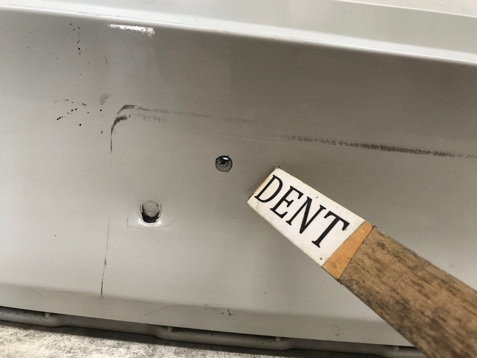 Rear Bumper Cover White Acura RDX Base Tech 16-2018 w/Sens H 71501-TX4-ZY00 OEM