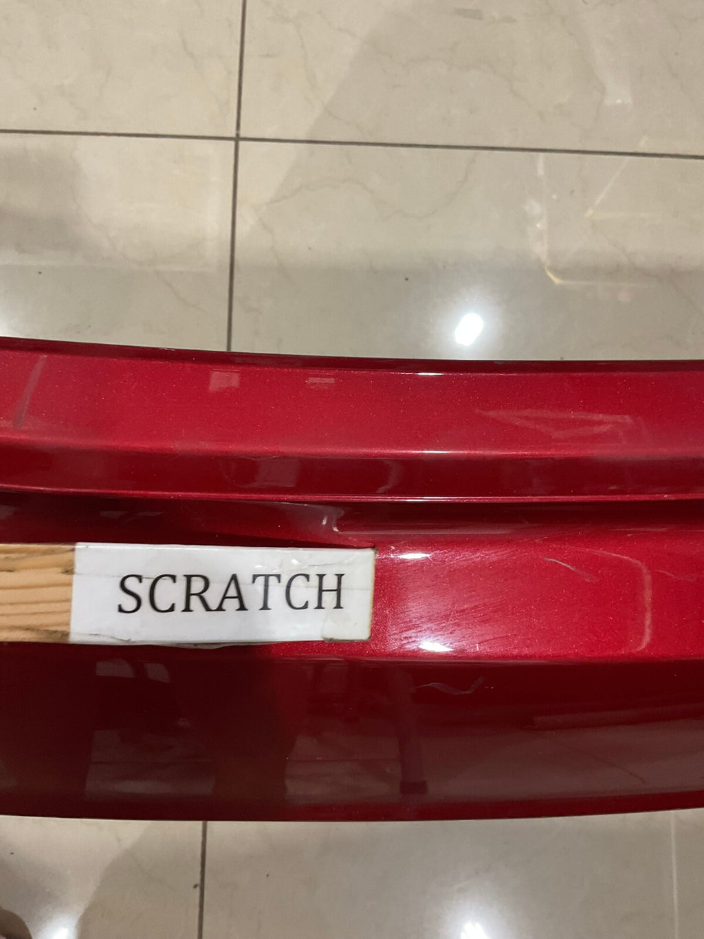 Rear Bumper Cover Red Acura RDX 2019 71501-TJB-A000 OEM