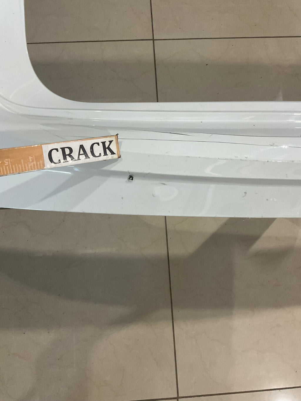 Rear Upper Bumper Cover White 2021 Volkswagen Atlas 3CN+807+421A OEM