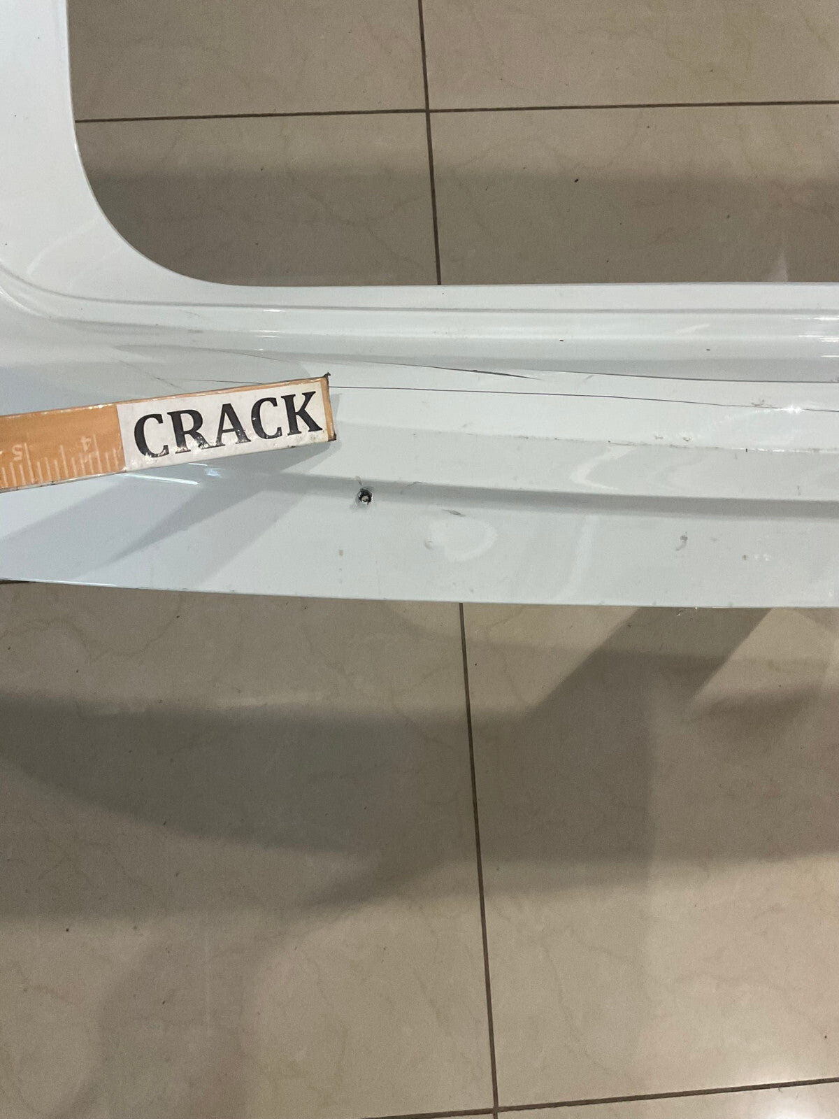 Rear Upper Bumper Cover White 2021 Volkswagen Atlas 3CN+807+421A OEM