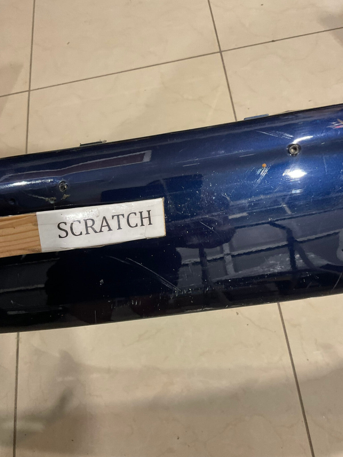 Front Bumper Cover Blue 2014-2016 Toyota Highlander XLE Limited 52119-0E230 OEM