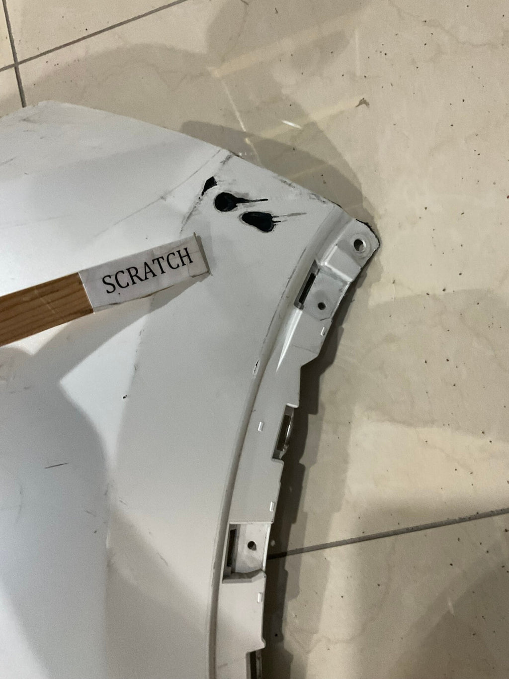 Front Bumper Cover White Lexus RX350 RX450H 16-2018 52119-0E270 OEM