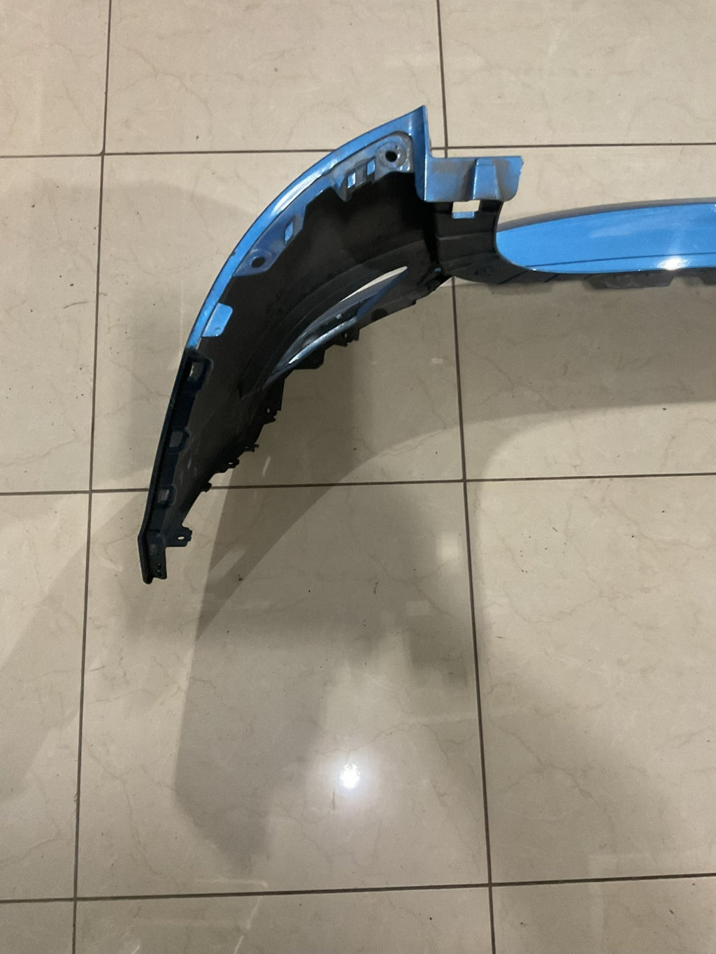 Rear Bumper Cover Blue Hyundai Tucson ECO/Limtd/SE/Sport 16-17 86611+d3000 OEM