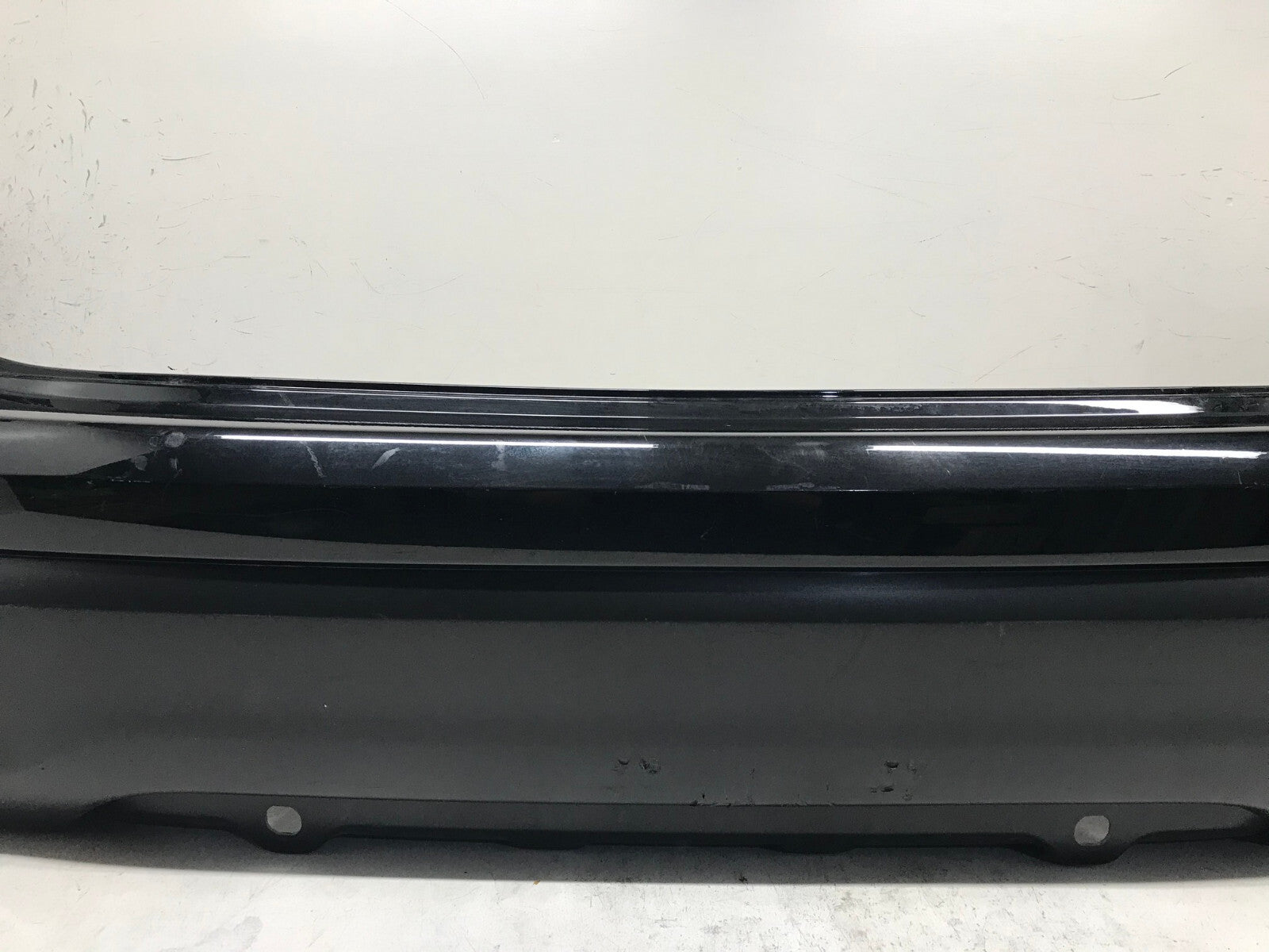 Rear Bumper Cover Nissan Rogue Sport S SL SV w/Sensor Holes Black 2017 2018 OEM