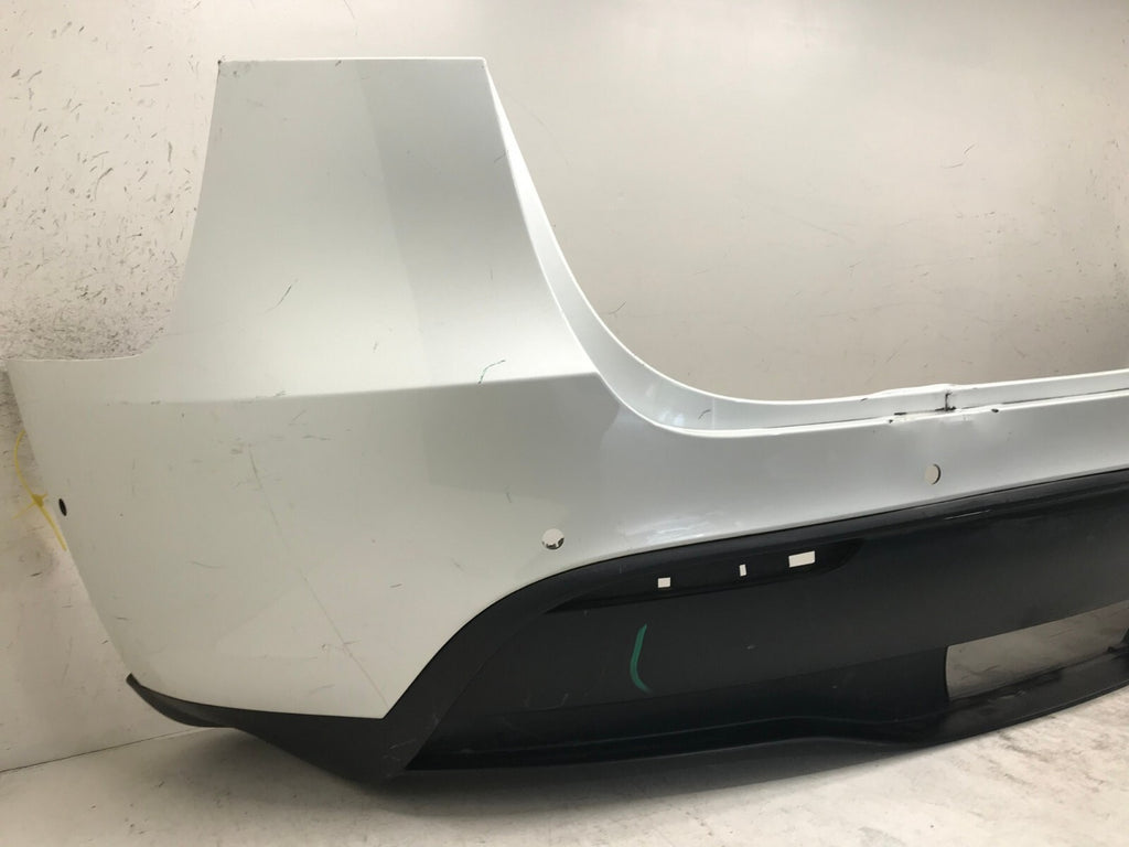 Rear Bumper Cover White 20-2023 Tesla Model Y Long Range/Perf w/Sensor Holes OEM