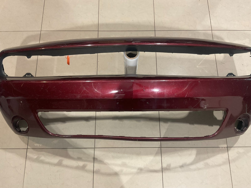 Front Bumper Cover Red 2015-2023 Dodge Challenger CAPA