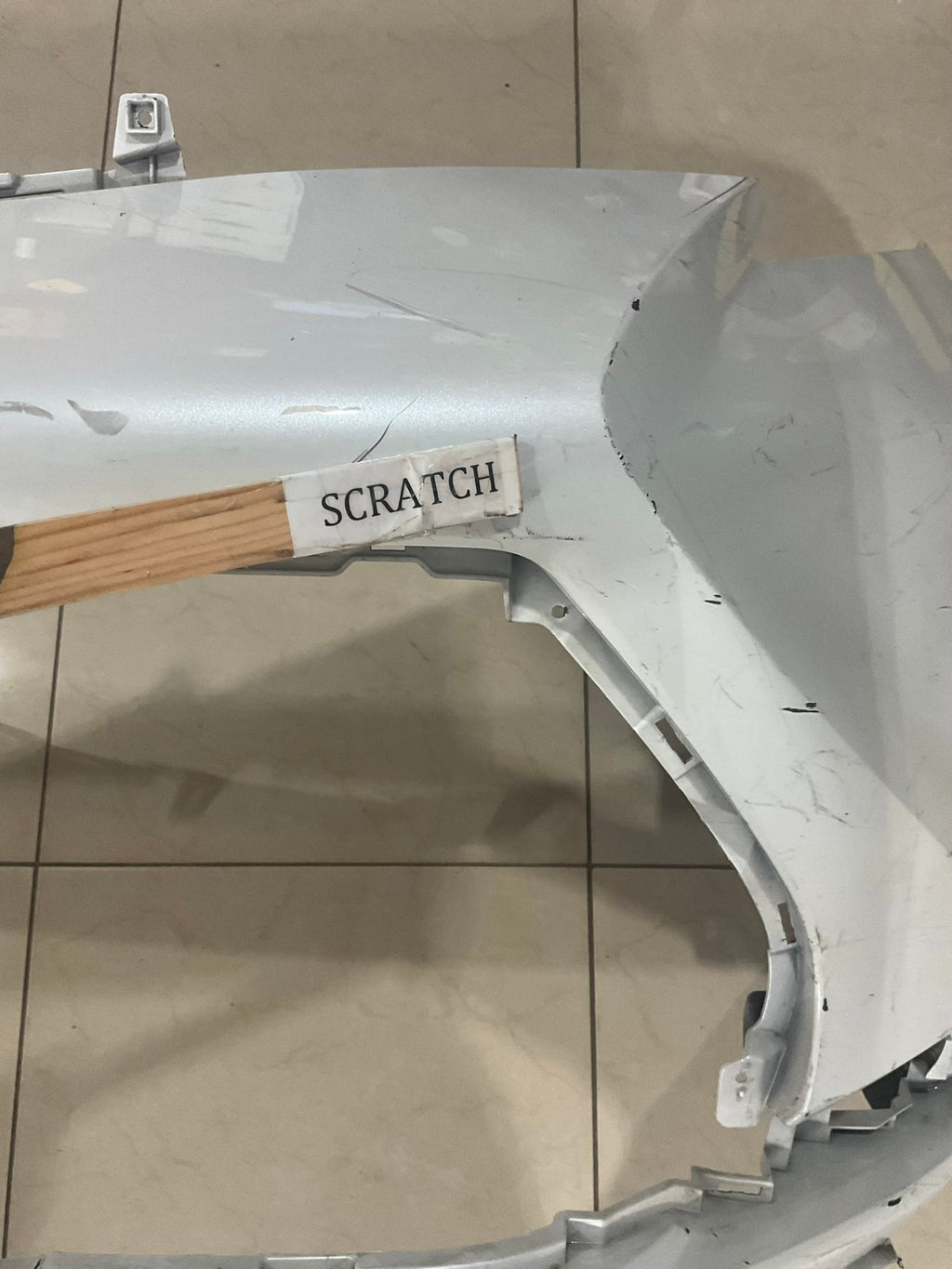 Front Bumper Cover White Toyota Sienna Silver 2020 2021 2022 52119+08100 OEM
