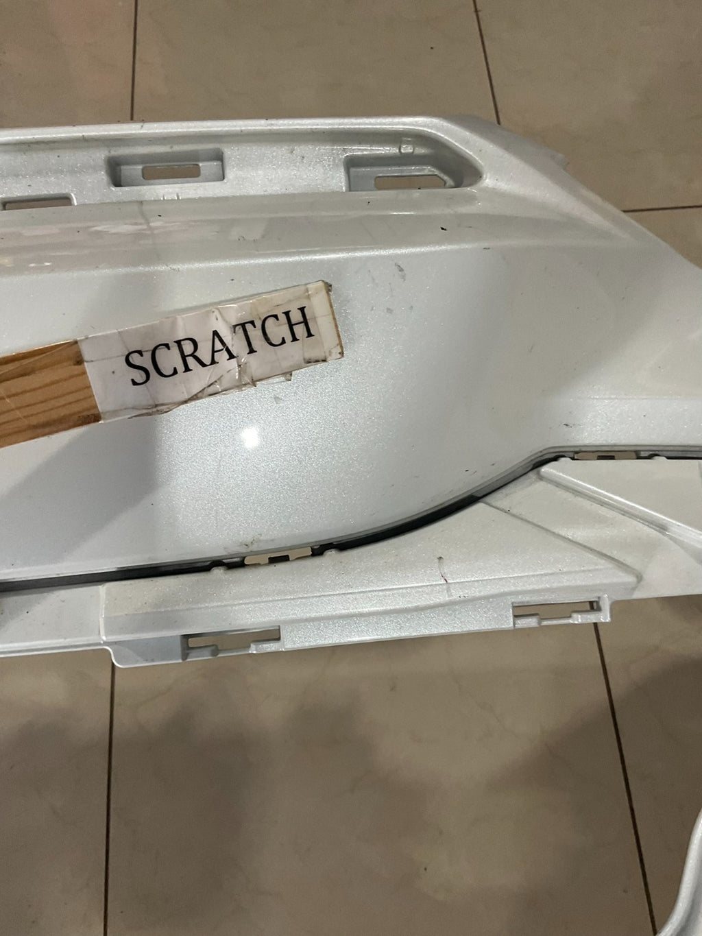 Front Bumper Cover White 2022 2024 Toyota Corolla Cross 52119+a0a90 OEM