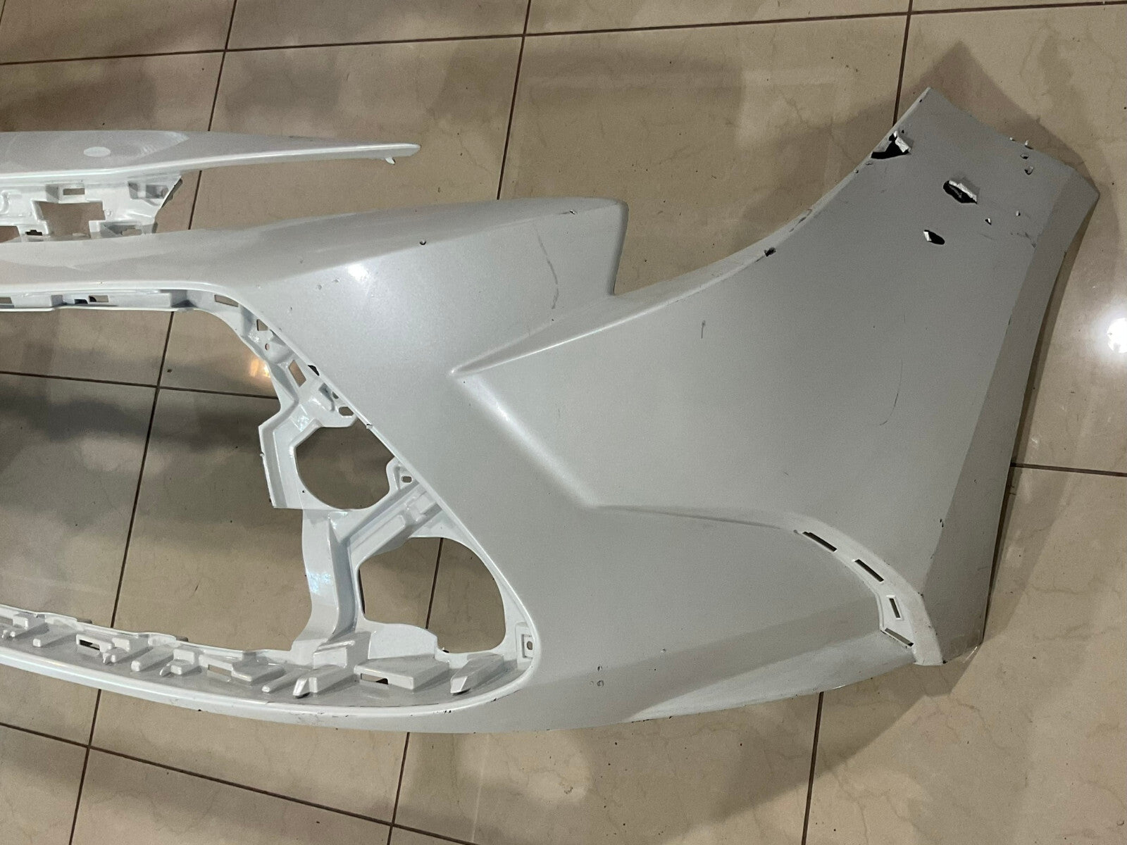 Front Bumper Cover White Toyota Corolla 2020 2021 2022 CAPA