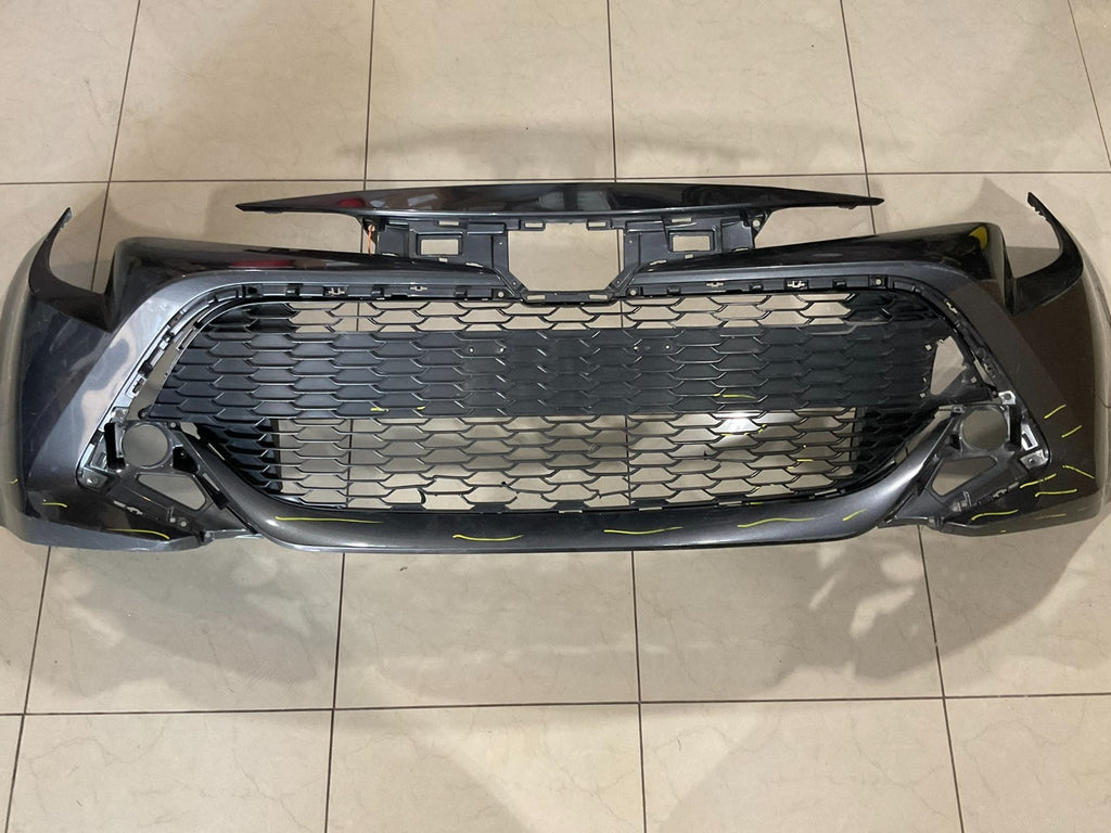 Front Bumper Cover Grey Toyota Corolla Hatchback 2018-2020 52119+12g20 OEM