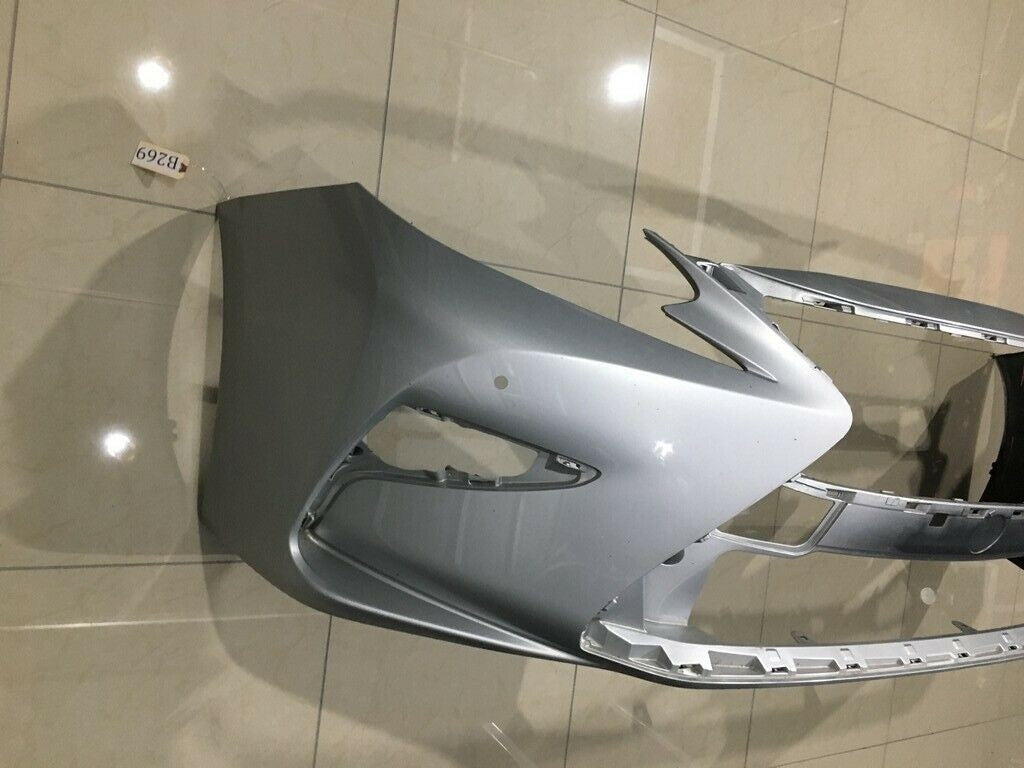 Front Bumper Cover Lexus ES350/ES300H Base w/o Sensors Silver 2016-2017 OEM