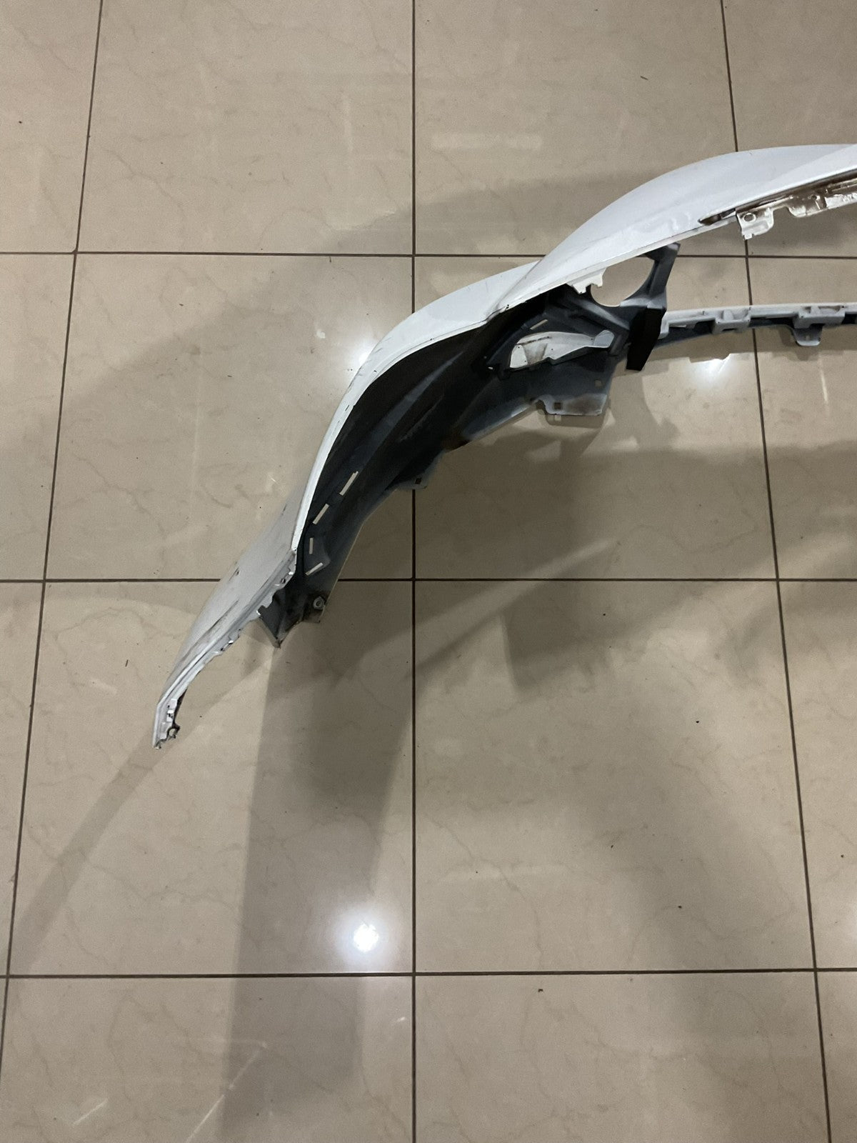 Front Bumper Cover White 2020-2022 Toyota Corolla LE CAPA