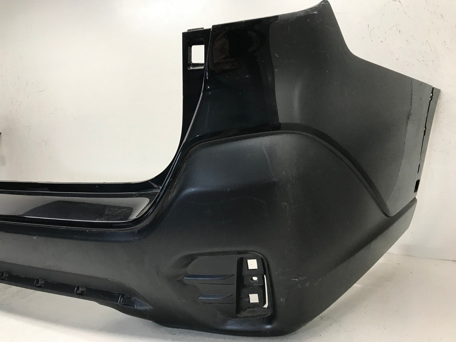 Rear Bumper Cover Subaru Outback w/Sensor Holes Black 2020 57704AN31A OEM3