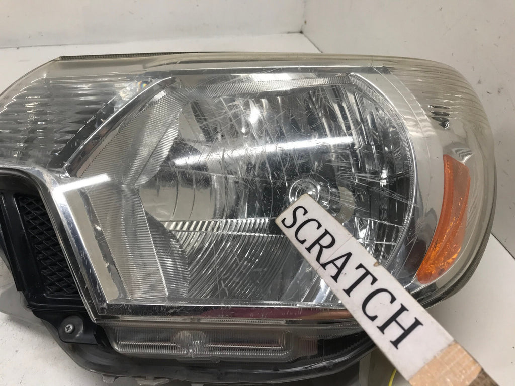 Headlight Damaged Left LH Driver Toyota Tacoma 2012 2015 CAPA