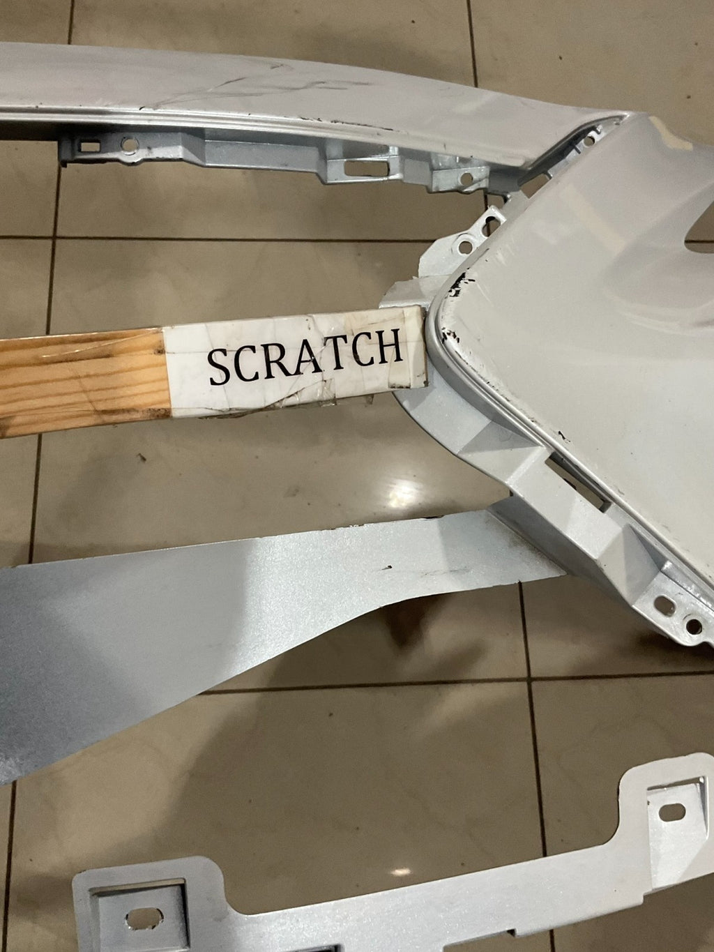 Front Bumper Cover White Lexus ES350 Base 2019 CAPA