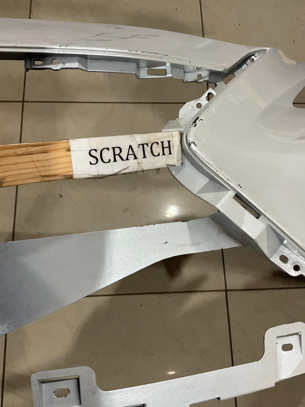 Front Bumper Cover White Lexus ES350 Base 2019 CAPA