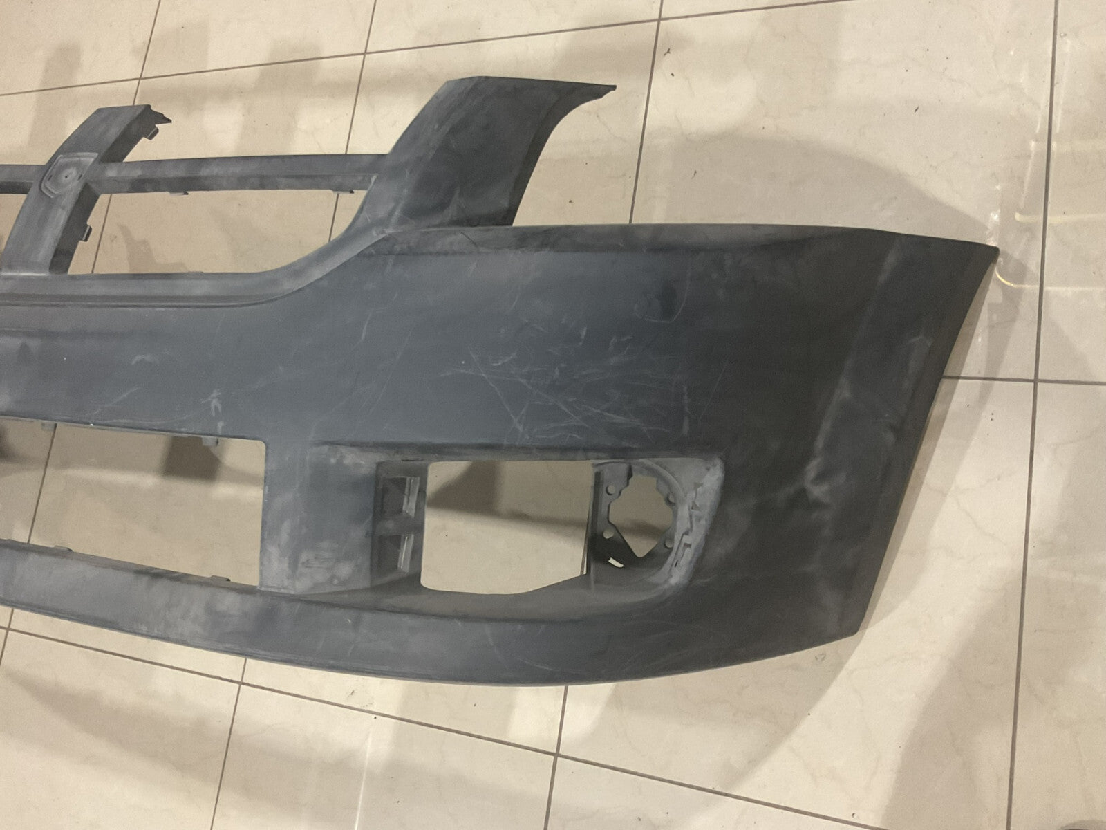 Front Bumper Cover Black Dodge OEM