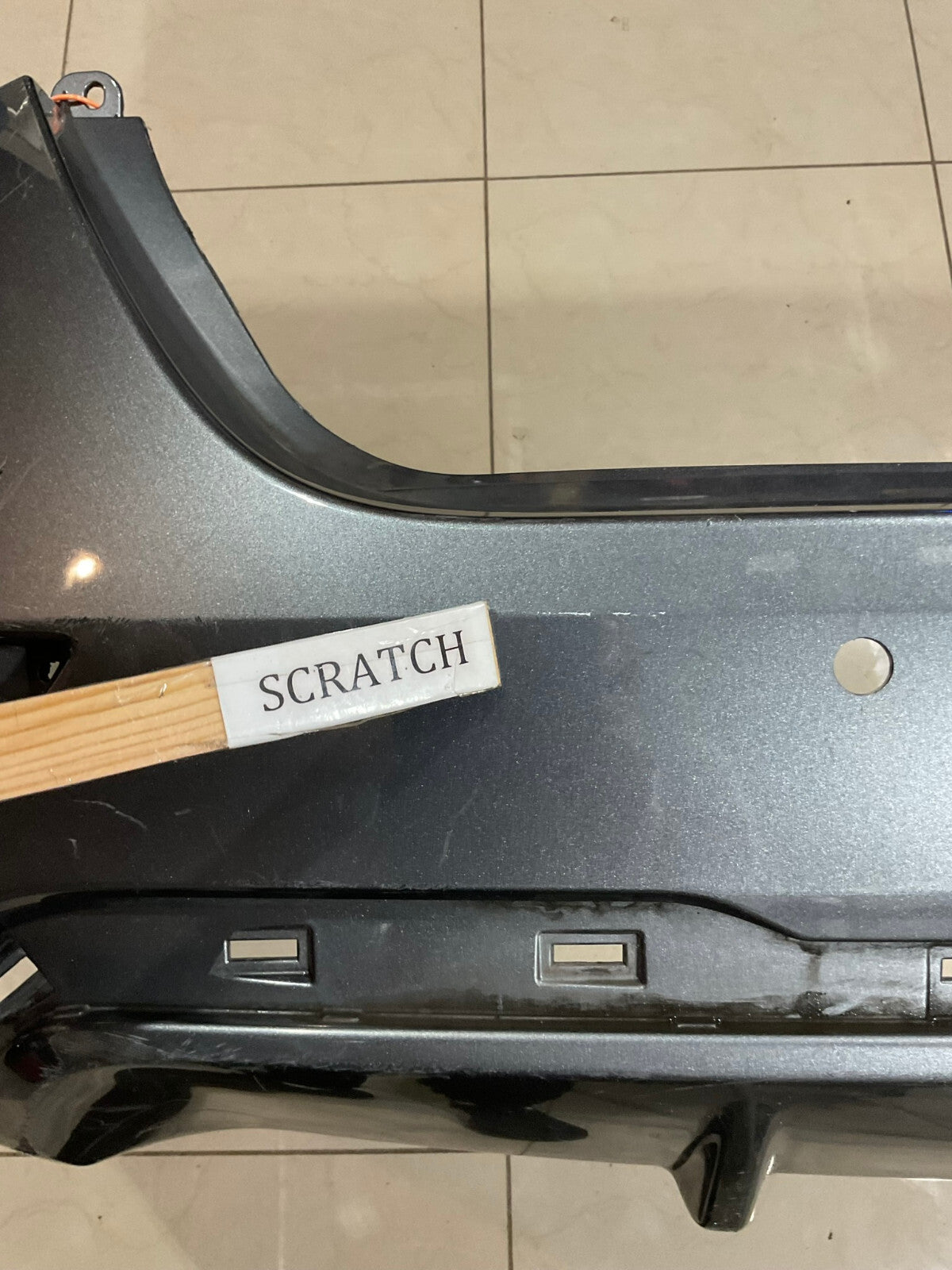 Rear Bumper Cover Grey Nissan Sentra S/SV 20 21 85022-6LB0H OEM