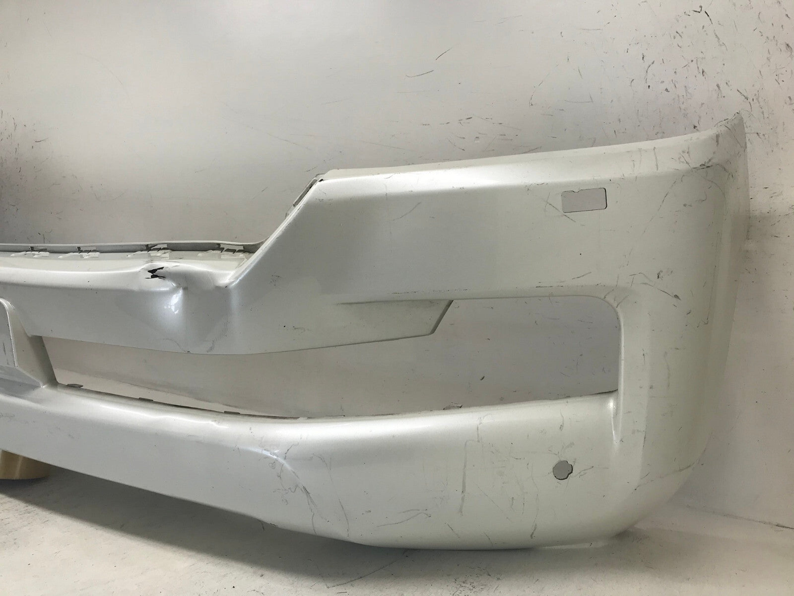 Front Bumper Cover Toyota Land Cruiser Base w/Sensor Holes White 2016-2017 OEM