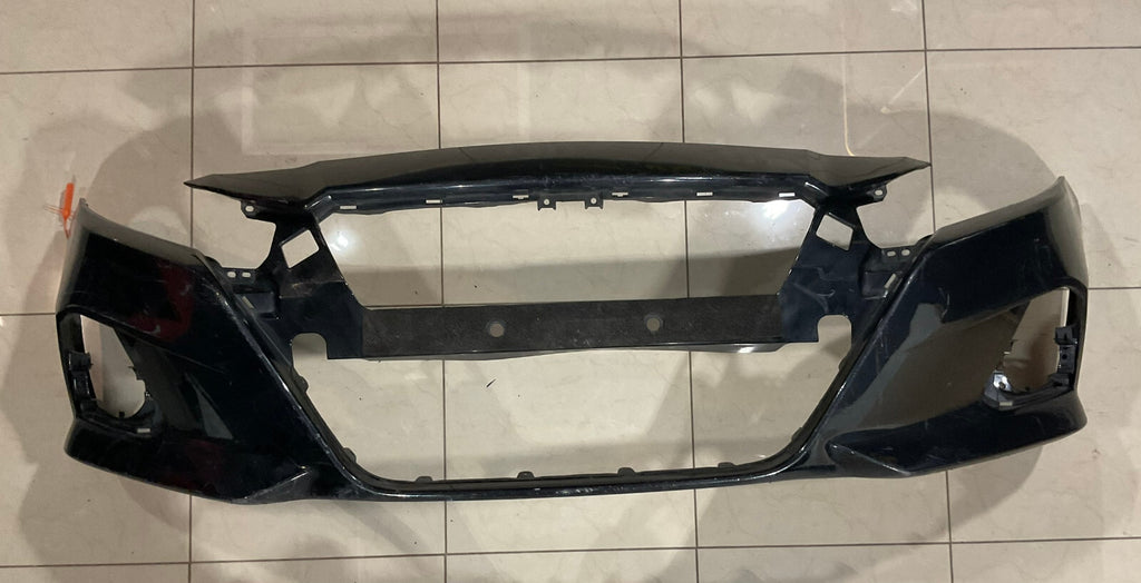Front Bumper Cover Black 2019-2021 Nissan Altima 62022-6CA0H OEM