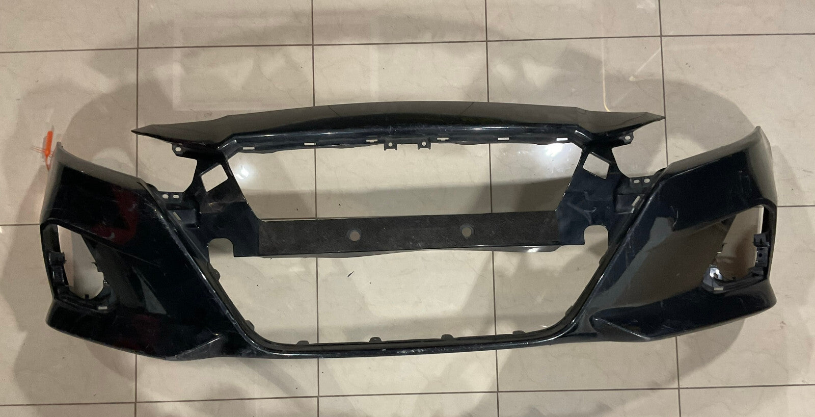 Front Bumper Cover Black 2019-2021 Nissan Altima 62022-6CA0H OEM