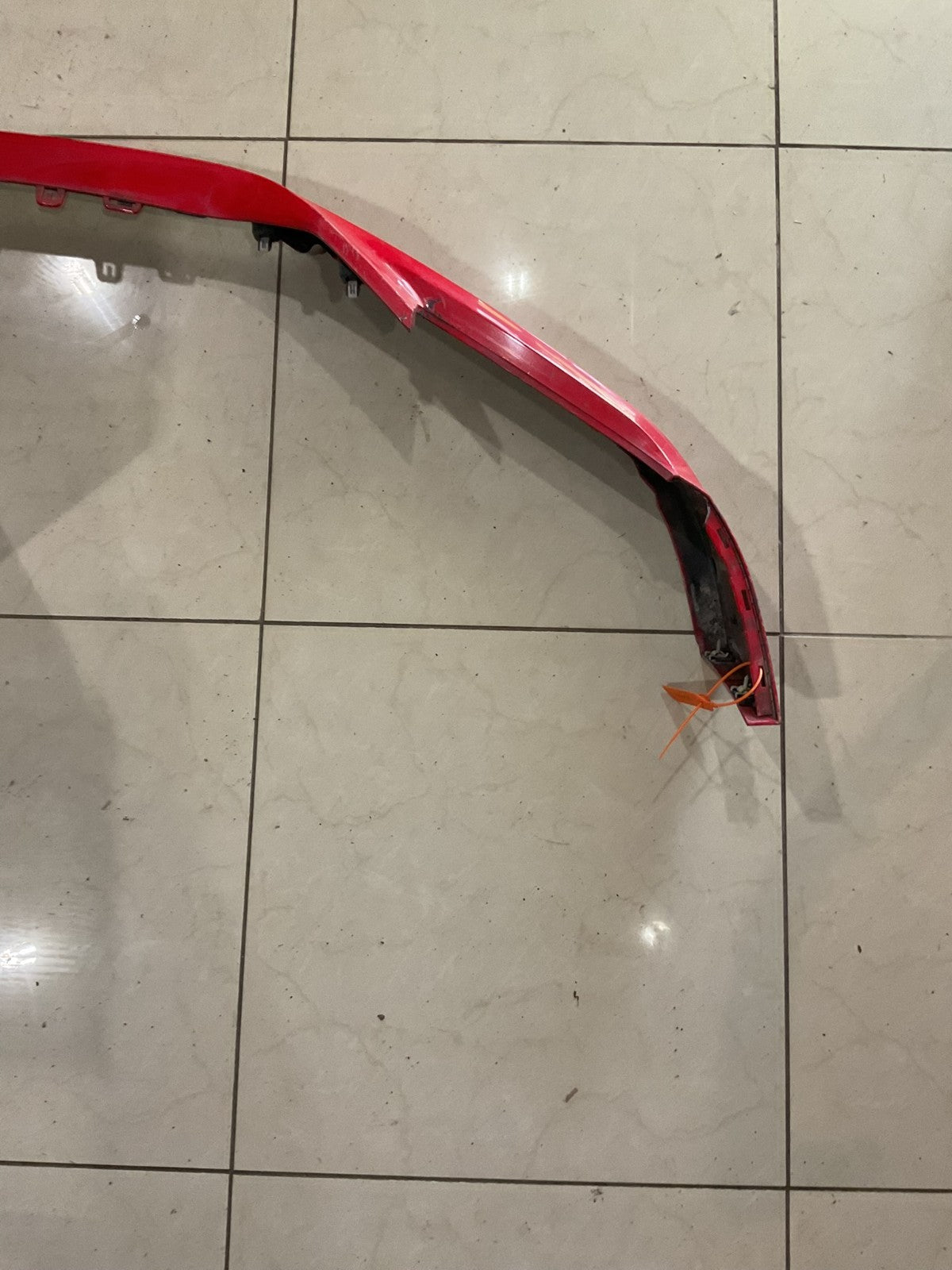 Front Bumper Upper Cover Molding Red 2021-2023 Ford F-150 F150 CAPA
