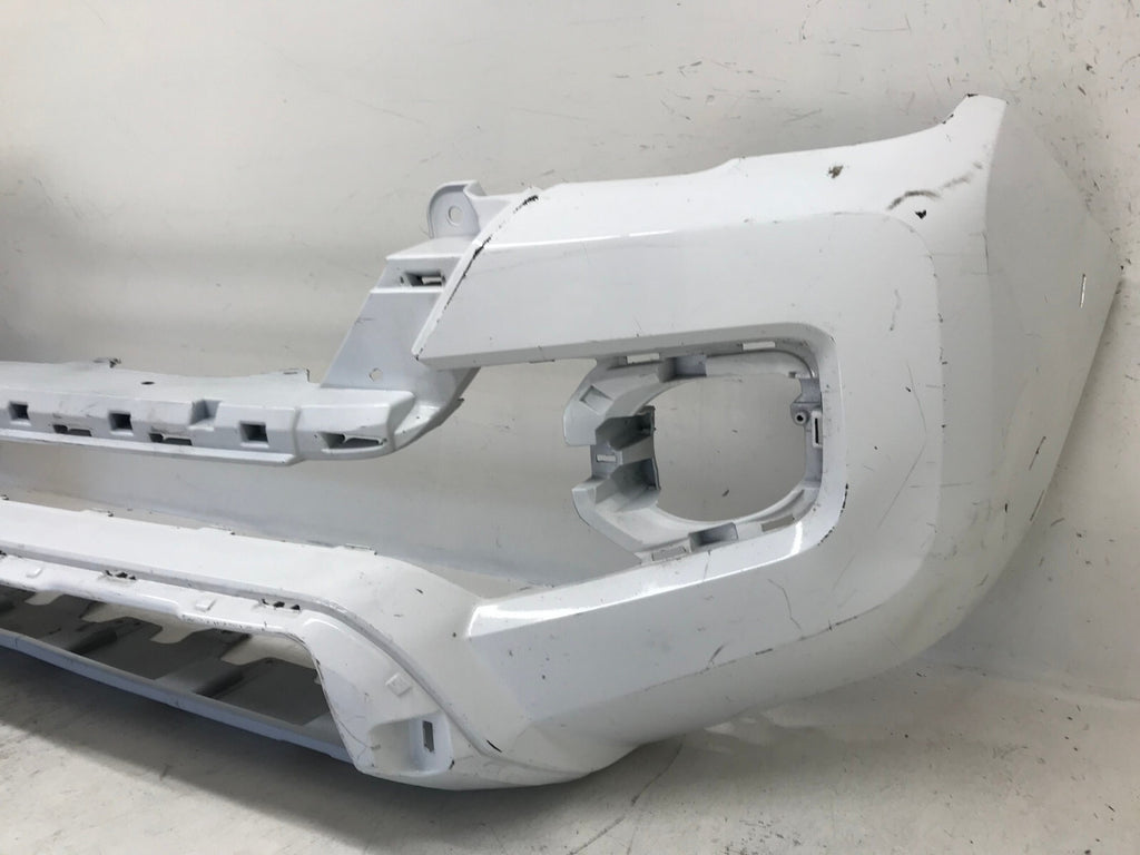 Front Bumper Cover Toyota Tacoma SR SR5 Ltd W/Flare holes White 16-19 OEM