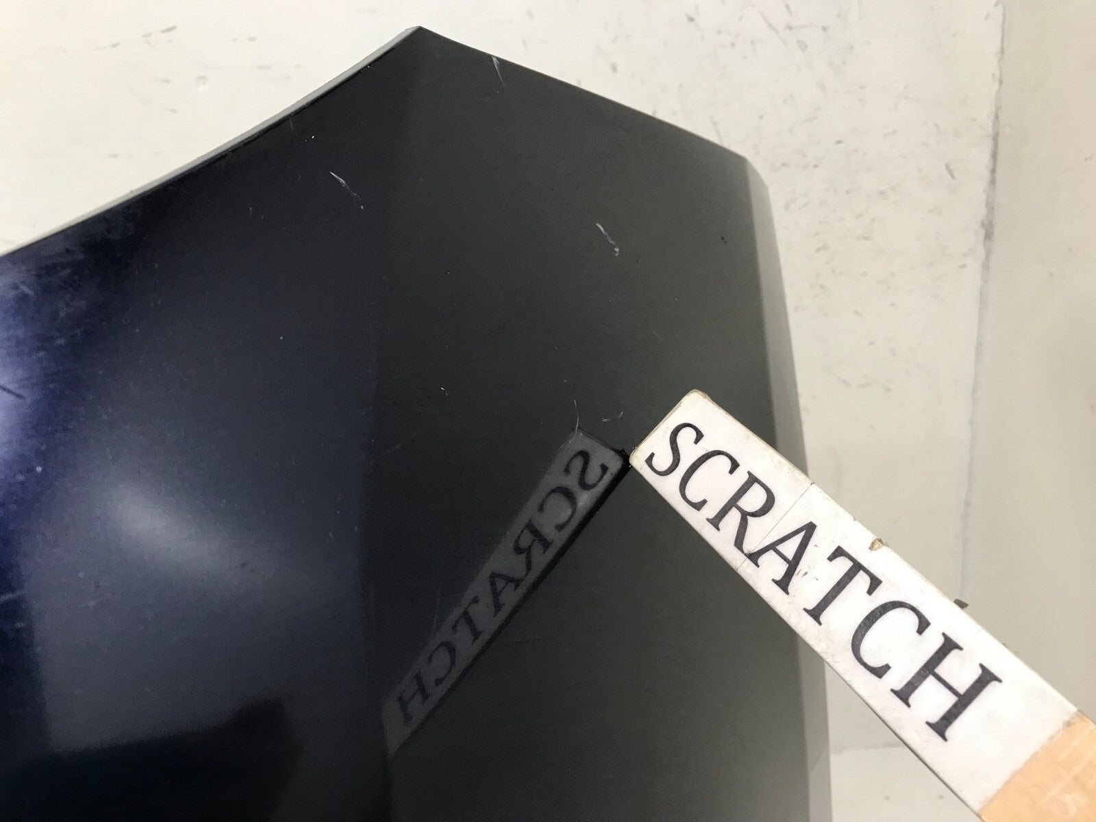 Front Bumper Cover Lexus ES350/ES300H Base w/Sensor Holes Black 2016-2018 OEM