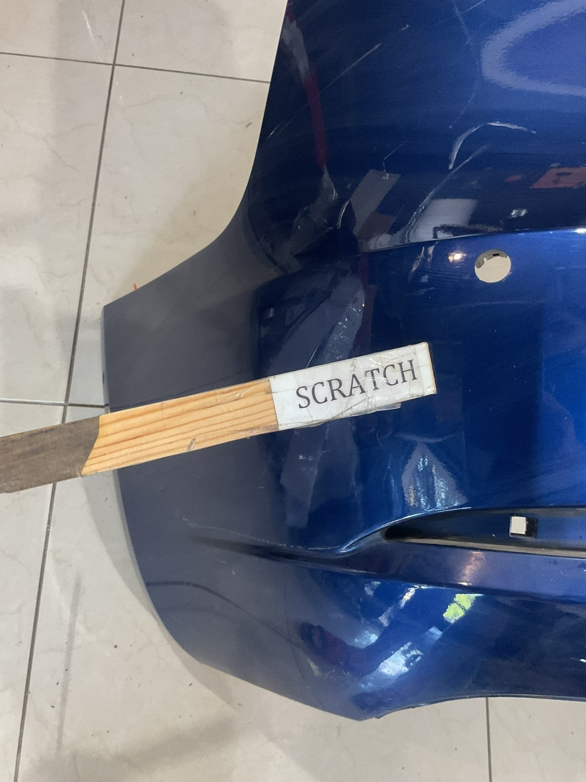 Rear Bumper Cover Blue 17-23 Tesla Model 3 CAPA