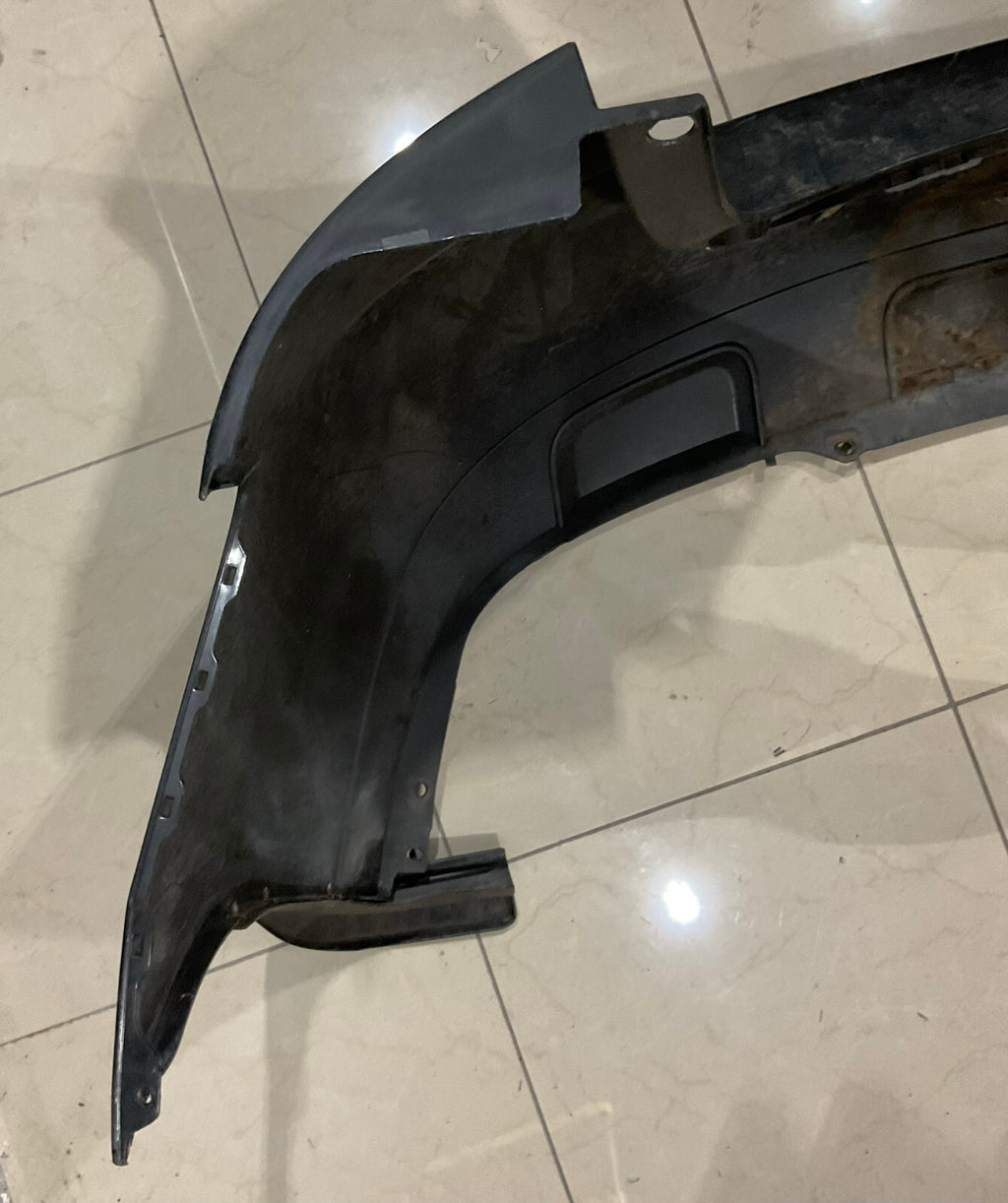 Rear Bumper Cover Grey Nissan Rogue Select SL SV S 2014 2015 85022-JM04H OEM