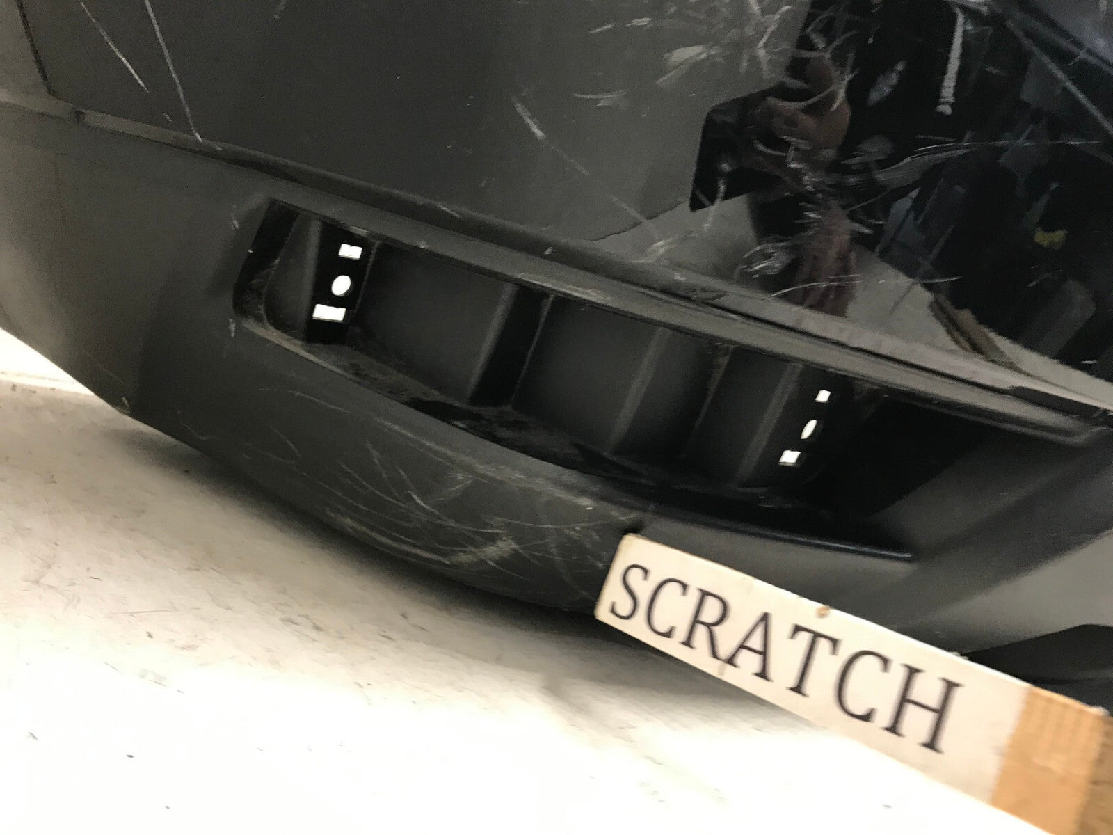 Rear Bumper Cover Black Nissan Rogue S/SL/SV/SV Hyb 2017 2018 85022-6FL0H OEM