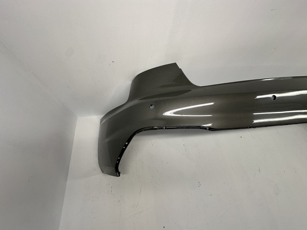 Rear Bumper Cover Grey 20-23 Audi S4 w/Sensor Holes 8W5807067LGRU OEM