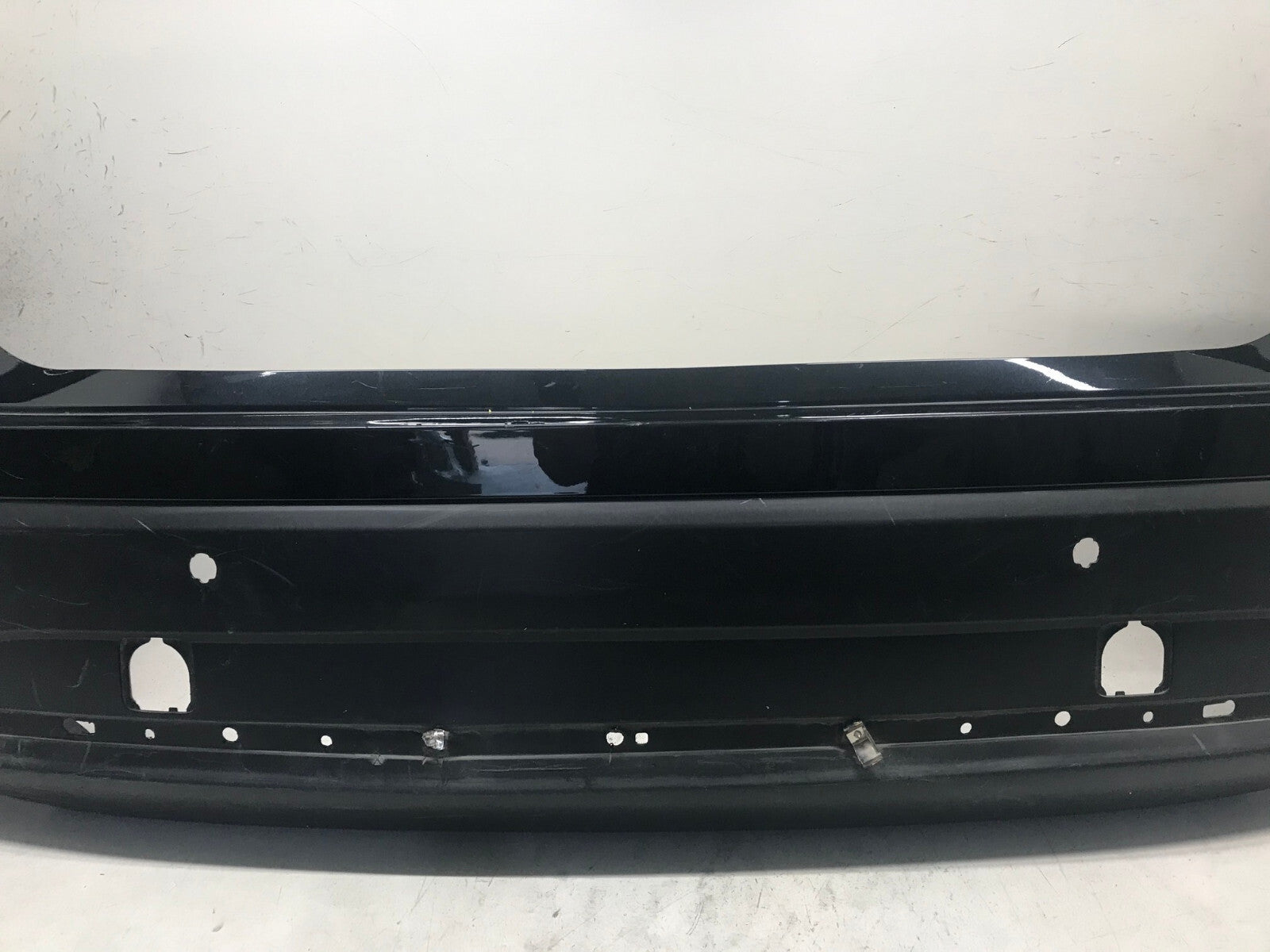 Rear Bumper Cover Black Mazda CX-9 Sport/Touring 16-2018 w/Sensor Holes OEM