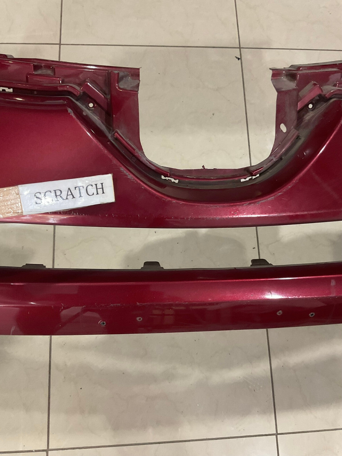 Front Bumper Cover Red Toyota RAV4 SE LE XLE 16-18 52119-0R150 OEM