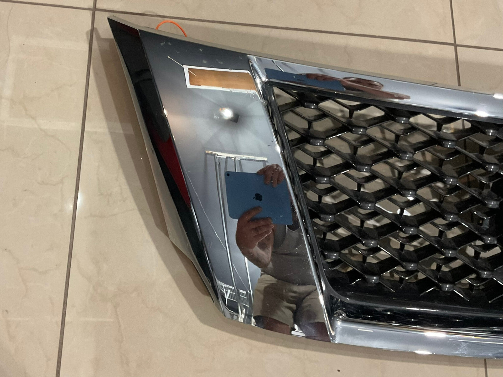 Grille Grill Silver Black 2013-2016 Nissan Pathfinder S SL SV CAPA