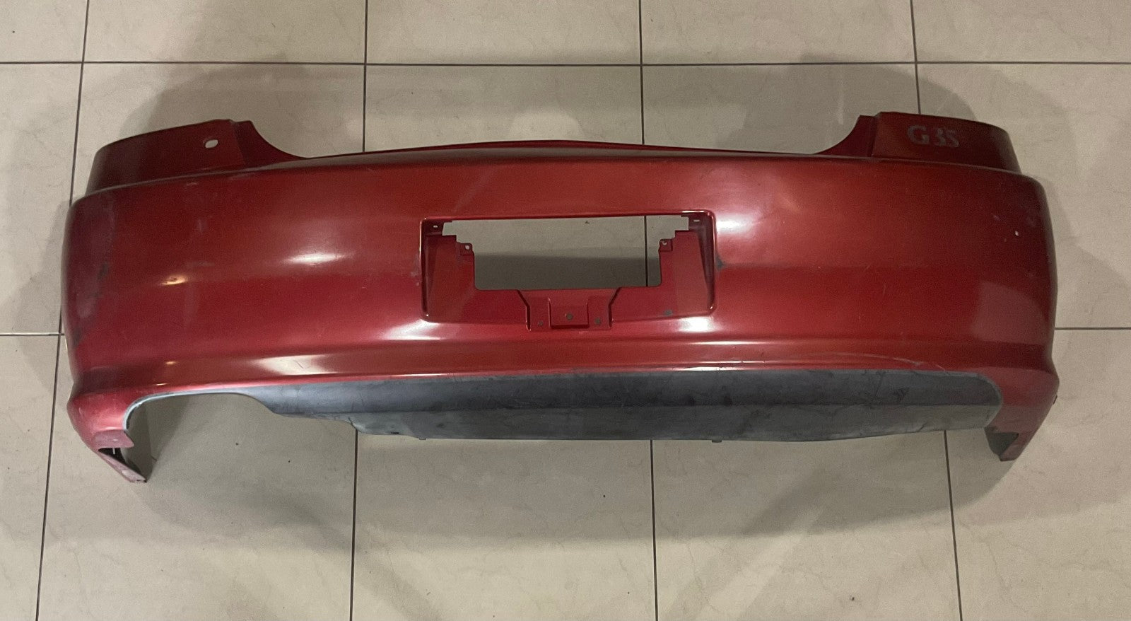 Rear Bumper Cover Red 2005-2006 Infiniti G35 Sedan 82022+AC740 OEM