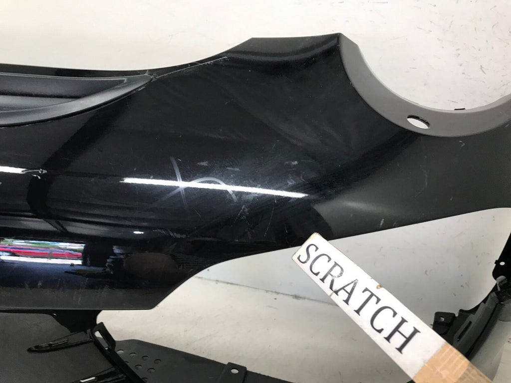 Front Bumper Cover Black Porche 911 Carrera 2012 2016 w/Sensor Holes OEM