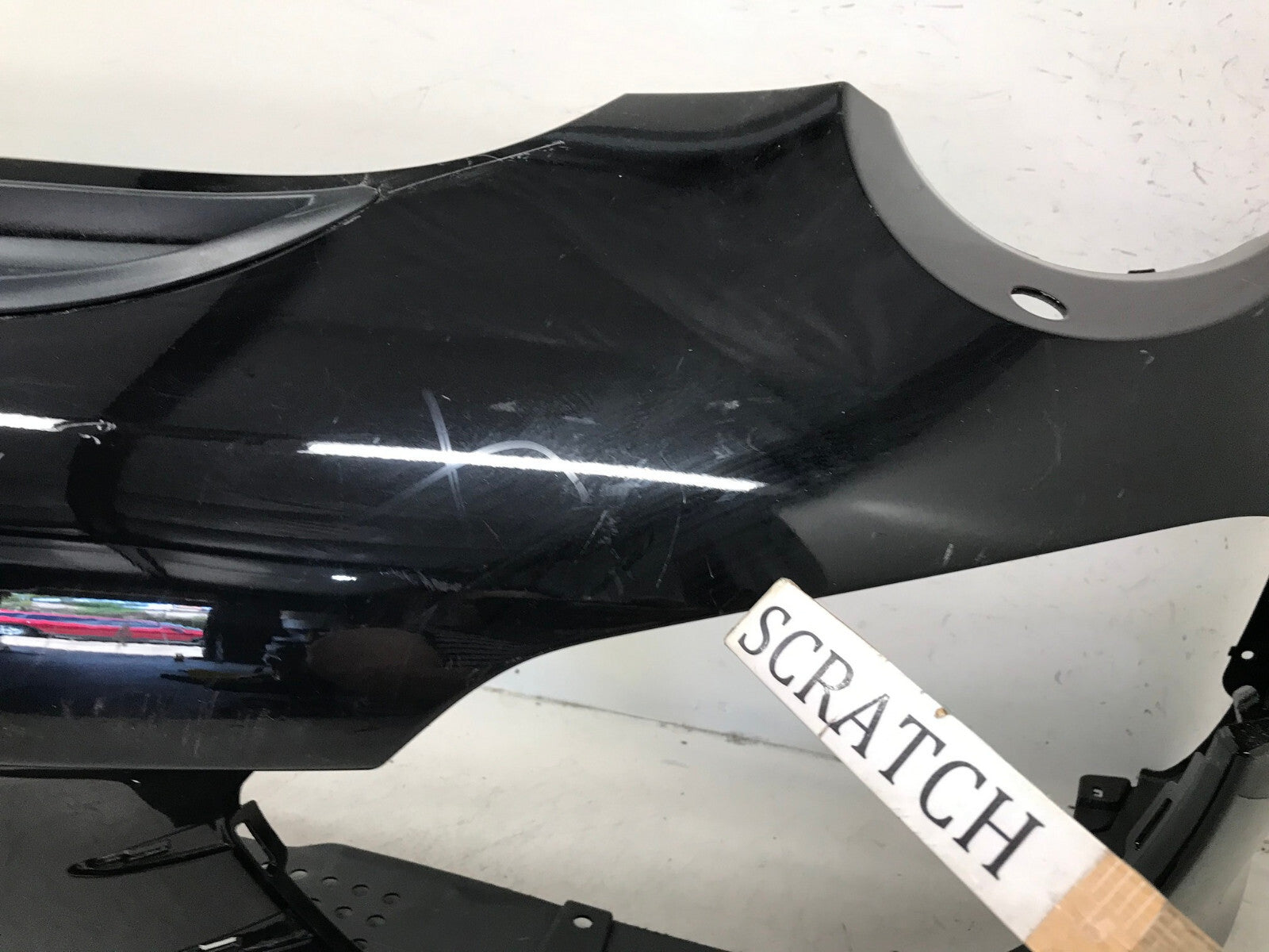 Front Bumper Cover Black Porche 911 Carrera 2012 2016 w/Sensor Holes OEM