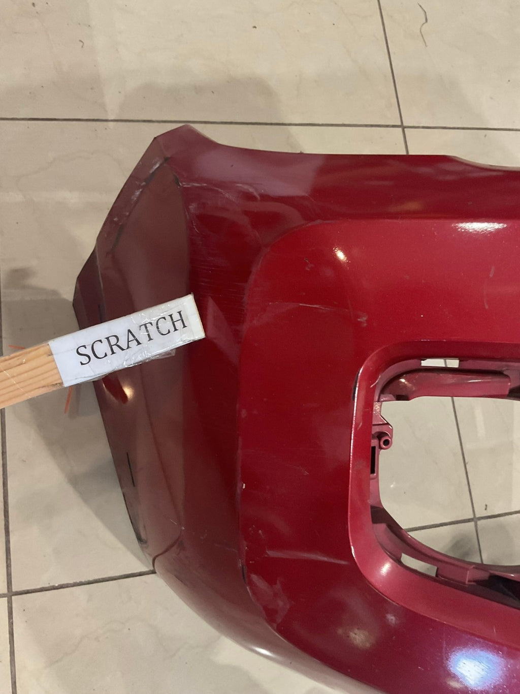Front Bumper Cover Red Toyota Tacoma SR SR5 Ltd 16-19 52119+04220 OEM