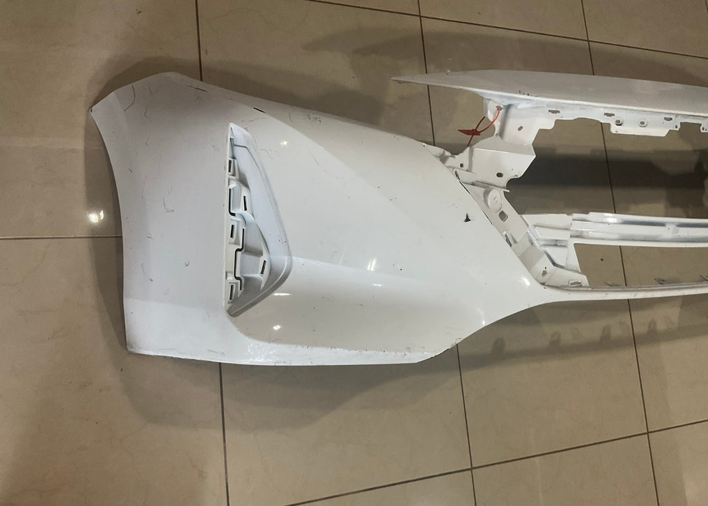 Front Upper Bumper Cover White Nissan Sentra 2024 62022+6ly0h OEM