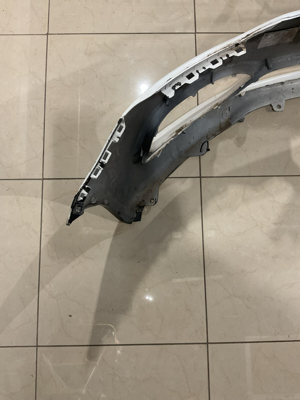 Front Bumper Cover White 2014-2016 Kia Forte EX LX SX CAPA