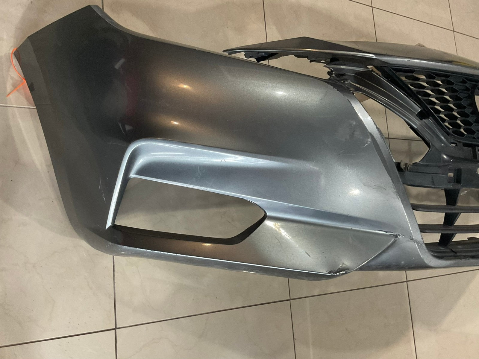 Front Bumper Cover Grey 2020-2021 Nissan Versa 62022+5EE0H OEM