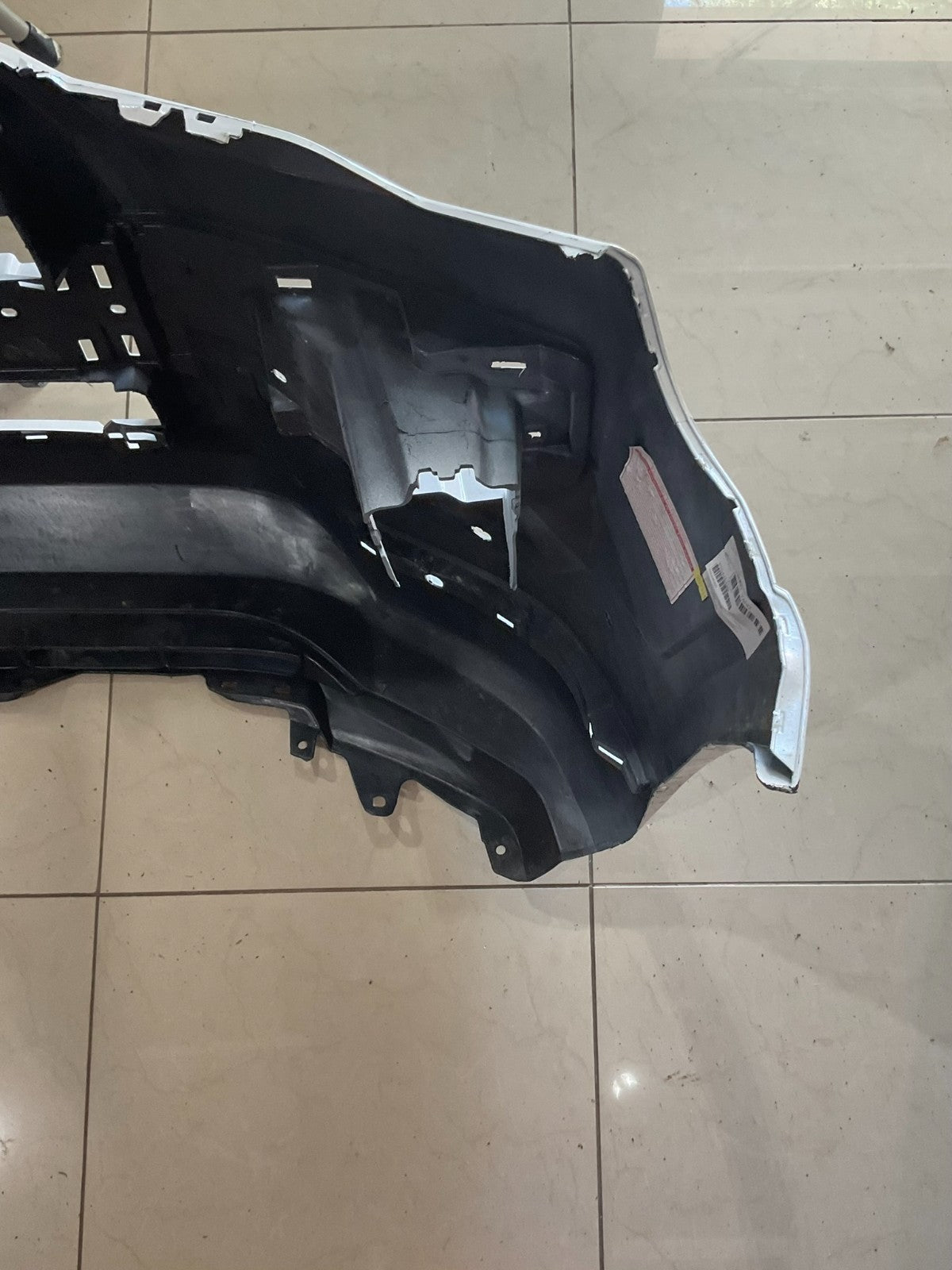 Front Bumper Cover White 2014-2023 Toyota 4Runner CAPA
