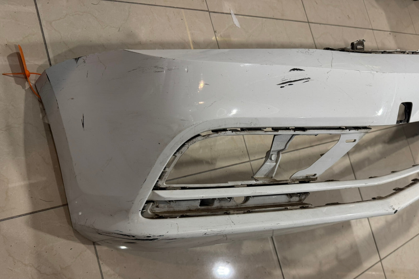 Front Bumper Cover White 2015-2018 Volkswagen Jetta CAPA