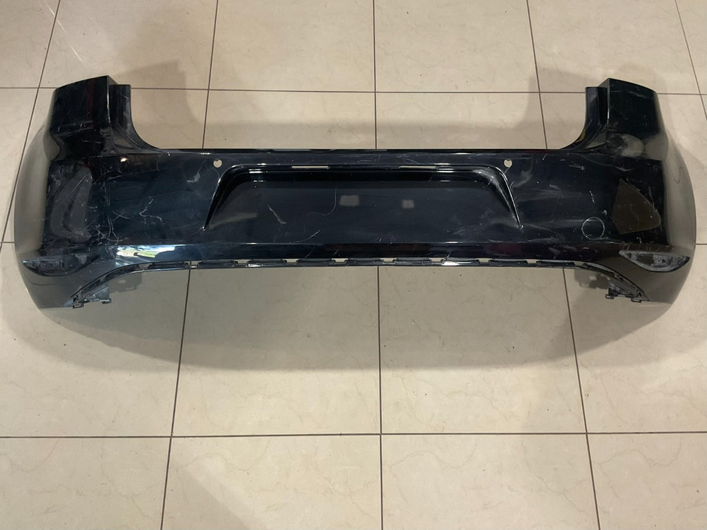 Rear Bumper Cover Black 2017 Volkswagen Golf CAPA