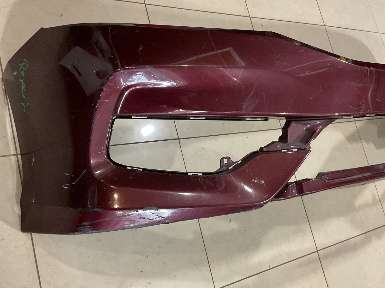 Front Bumper Cover Red Honda Accord Sedan 2016-2017 71101+tf2+a000 OEM