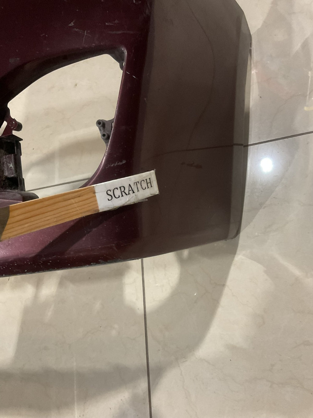 Front Bumper Cover Red 2013 2014 13 14 Toyota Avalon 52119+7050 OEM