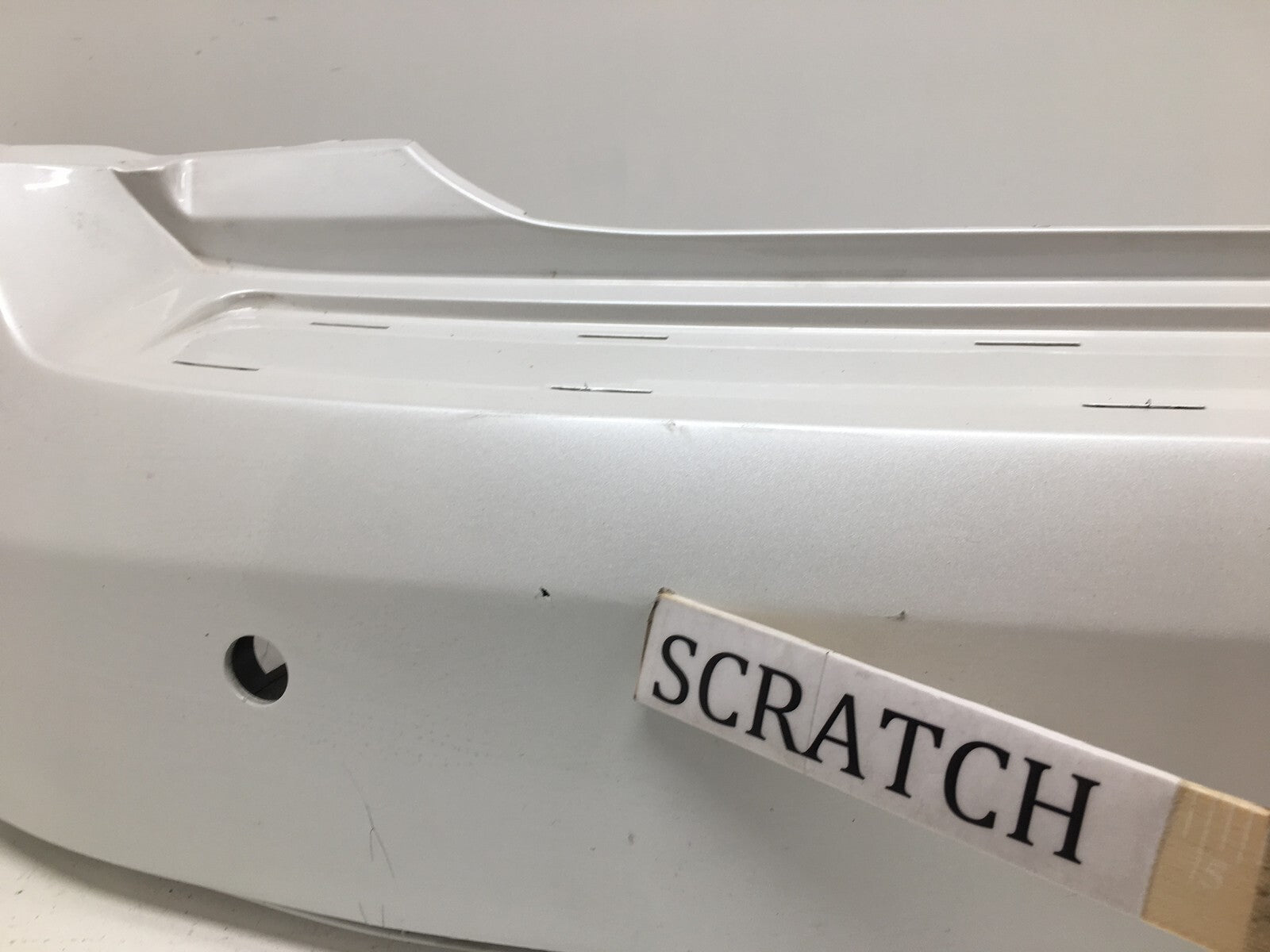 Rear Bumper Cover Cadillac SRX Luxury/Premium/Performance w/Sensr Hole 10-16 OEM